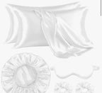 Satin Pillowcase Set With Accessories