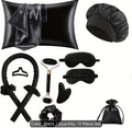 Satin Pillowcase Set With Accessories