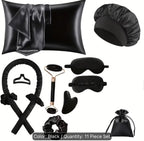 Satin Pillowcase Set With Accessories