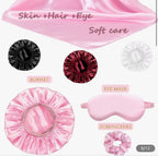 Satin Pillowcase Set With Accessories