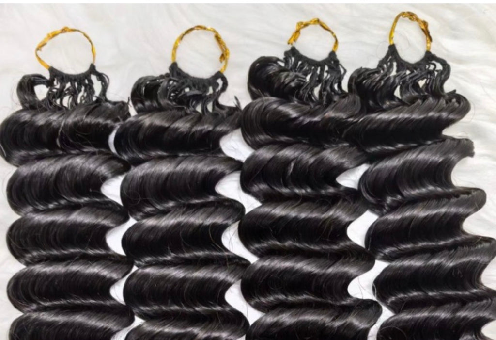 15A Premium Crochet Human Hair Bundles