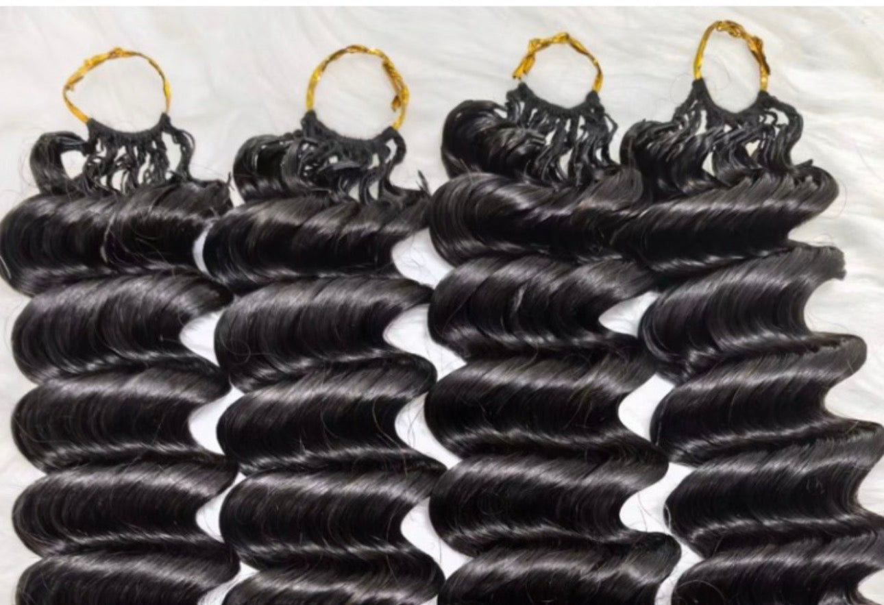 15A Premium Crochet Human Hair Bundles
