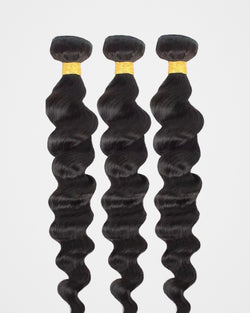 Signature Premium Raw Single Bundle - 15A Human Hair, studio photo