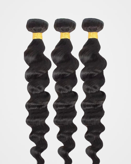 Signature Premium Raw Single Bundle - 15A Human Hair, studio photo